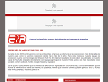 Tablet Screenshot of empresasdeargentina.com